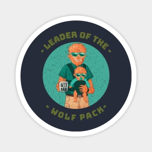 Leader of the Wolf Pack Magnet